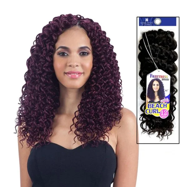 FreeTress Braid Beach Curl 12 Inch - # 1