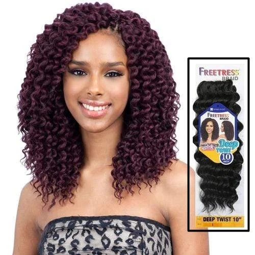 FreeTress Braid Deep Twist 10 Inch - # 99J