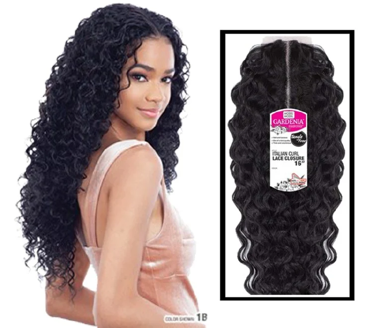 Gardenia Italian Curl Lace Closure 16 Inch - # 613