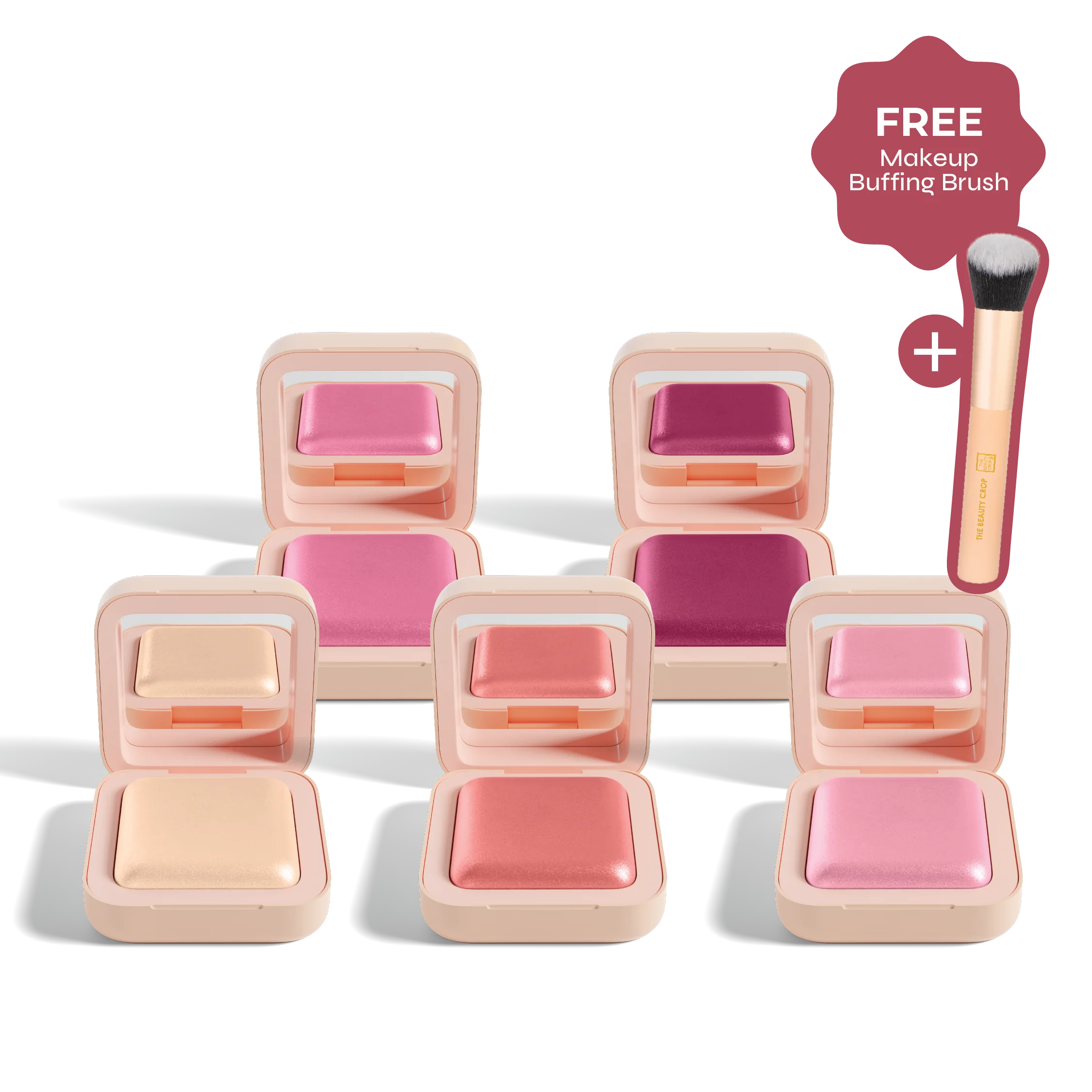 Glow Milk Ultra-Pigmented Luminous Powder Blush - Set of 5