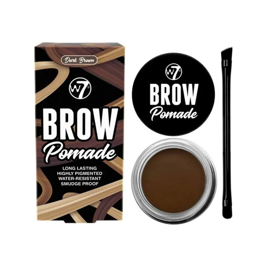 W7 Brow Pomade Long lasting Dark Brown – Beauty Outlet