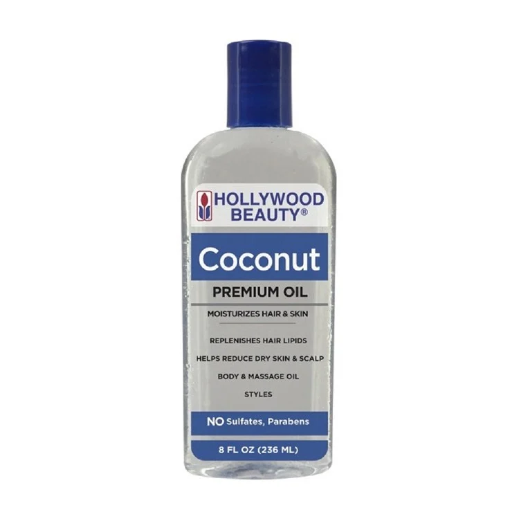 Hollywood Beauty Coconut Oil 8oz