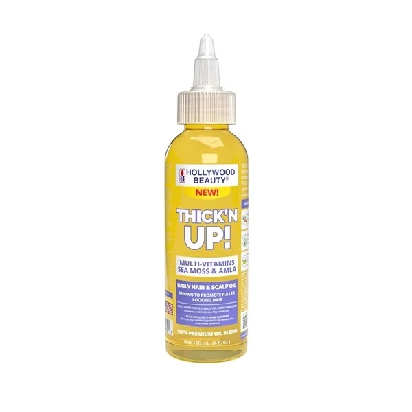 Hollywood Beauty ThickN Up Multi Vitamins Sea Moss & Amla Oil 4oz