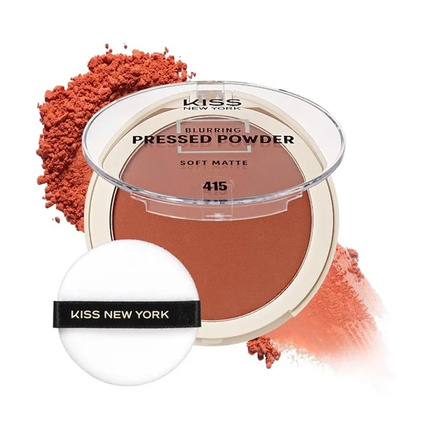 Kiss Blurring Soft Matte Pressed Powder #CPP415 - Mocha