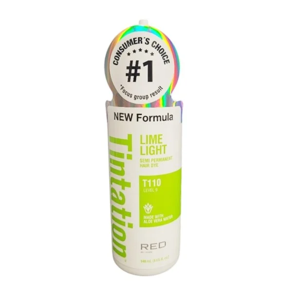 Kiss Colors Tintation Semi-Permanent Hair Color #T110 - Lime Light