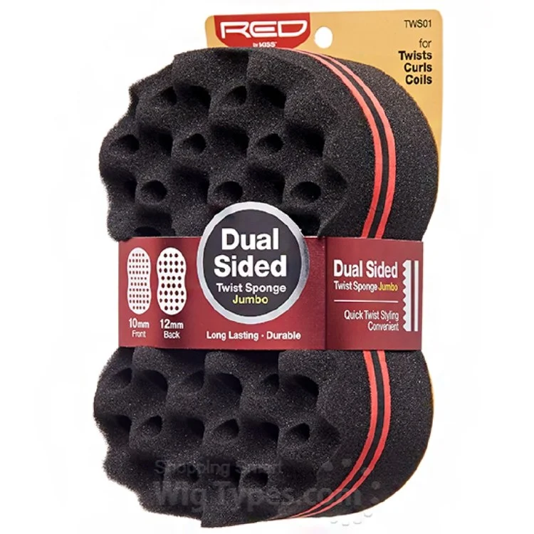 Red by Kiss TWS01 Jumbo Dual Sided Twist Sponge
