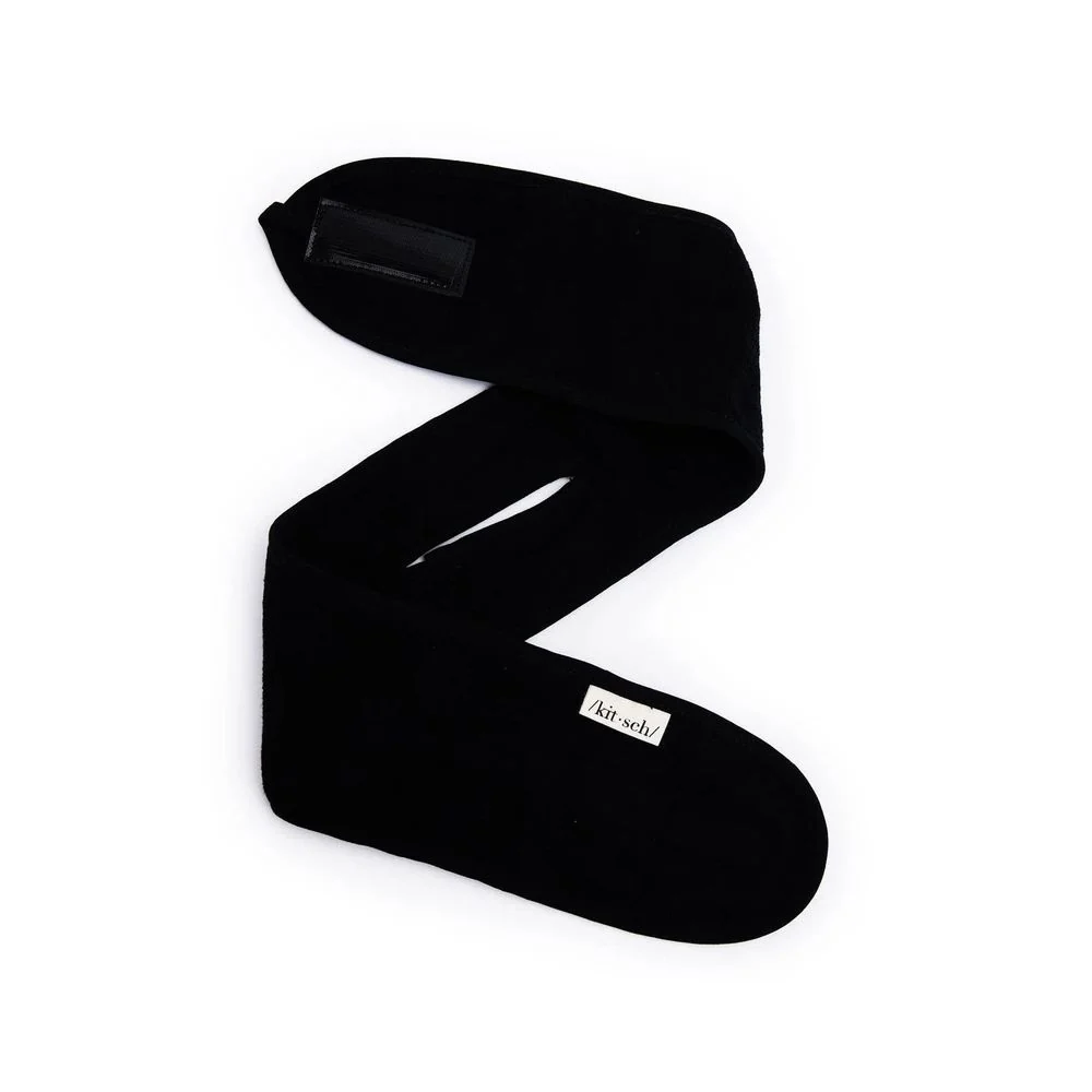 Kitsch Eco-Friendly Spa Headband Black