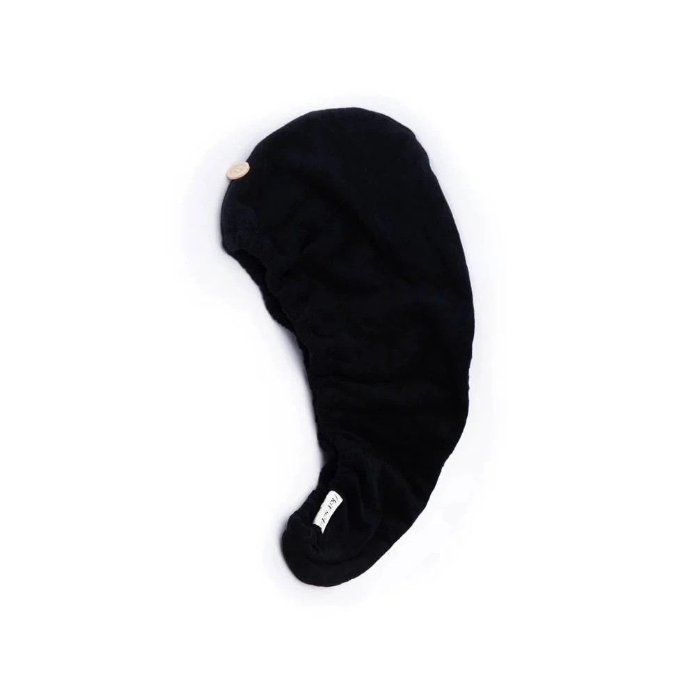 Kitsch Eco-Friendly Hair Towel Black