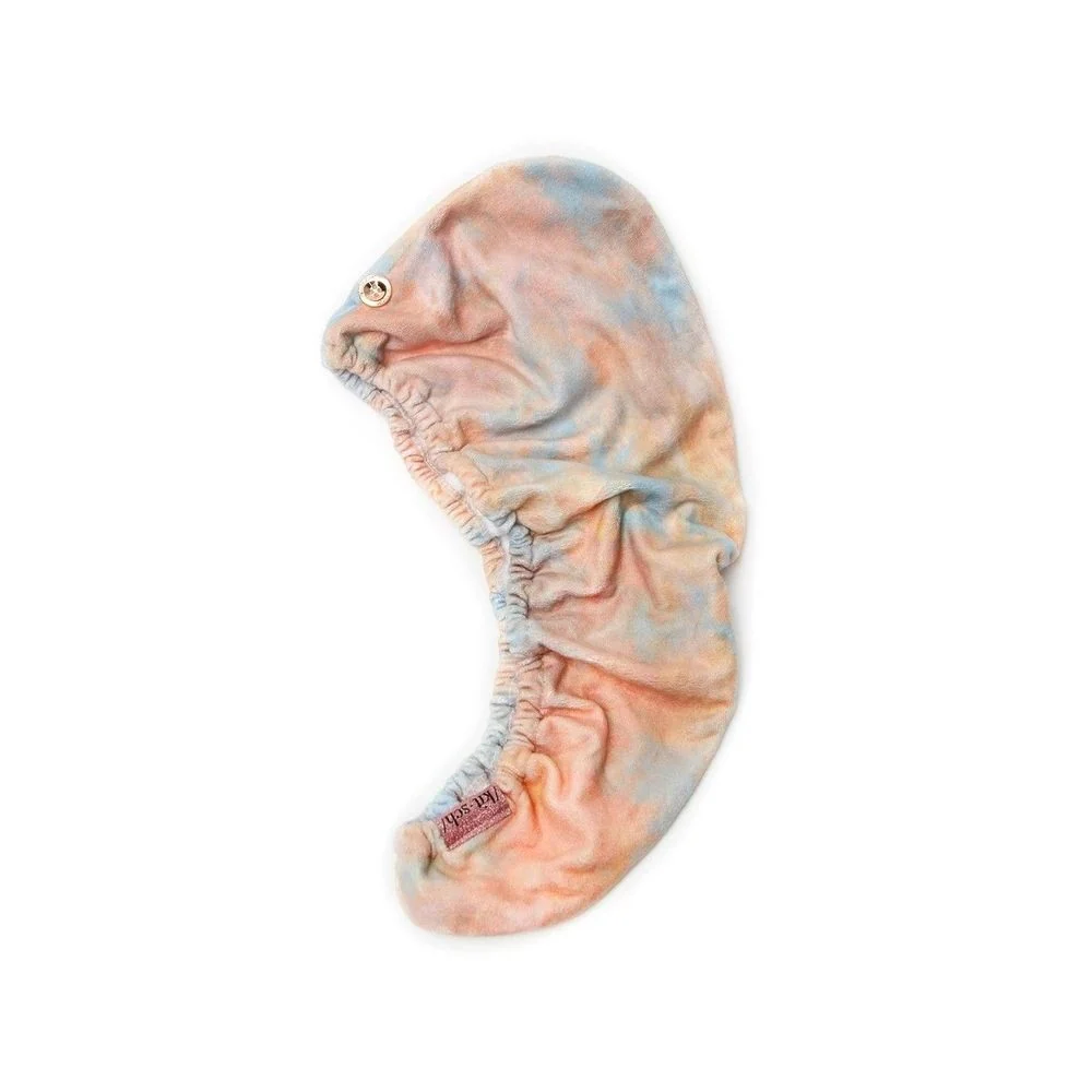 Kitsch Microfiber Hair Towel Sunset Tie Dye