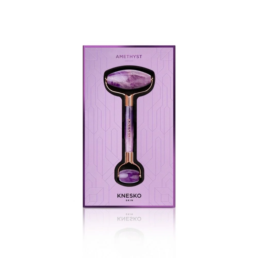 Knesko Amethyst Gemstone Roller