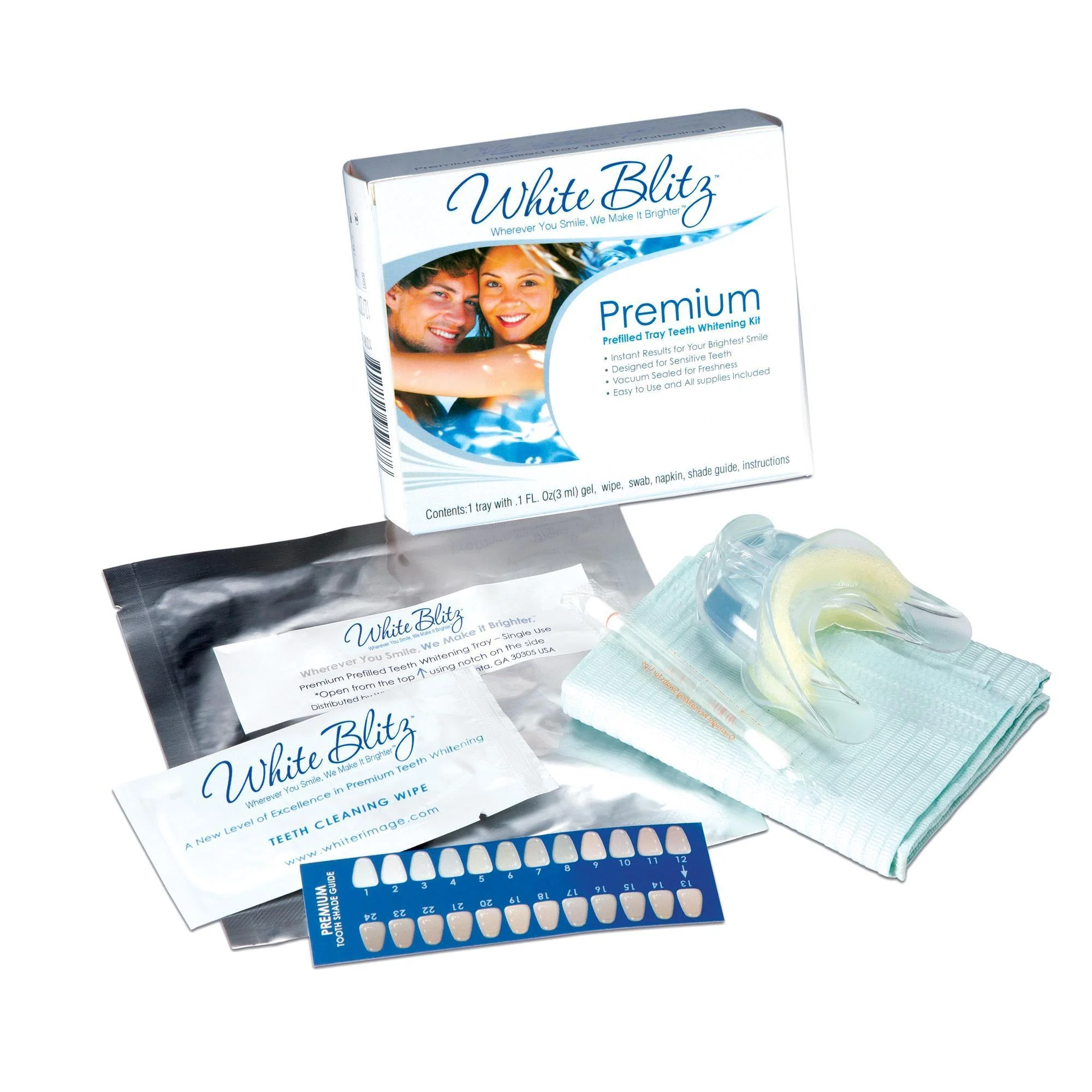 White Blitz Pre-Filled Mouthpiece Kit