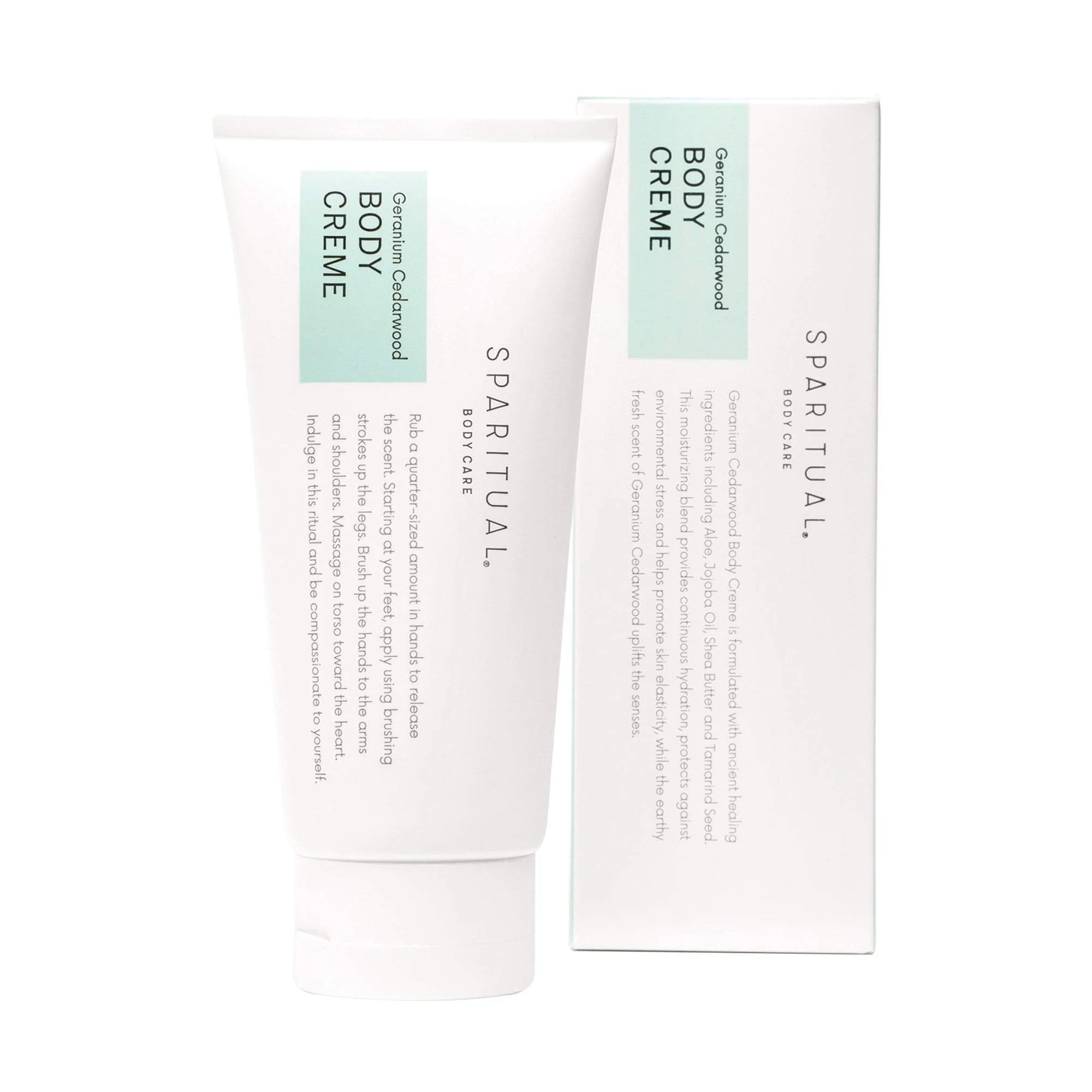 SpaRitual Geranium Cedarwood Body Crème, 6 oz