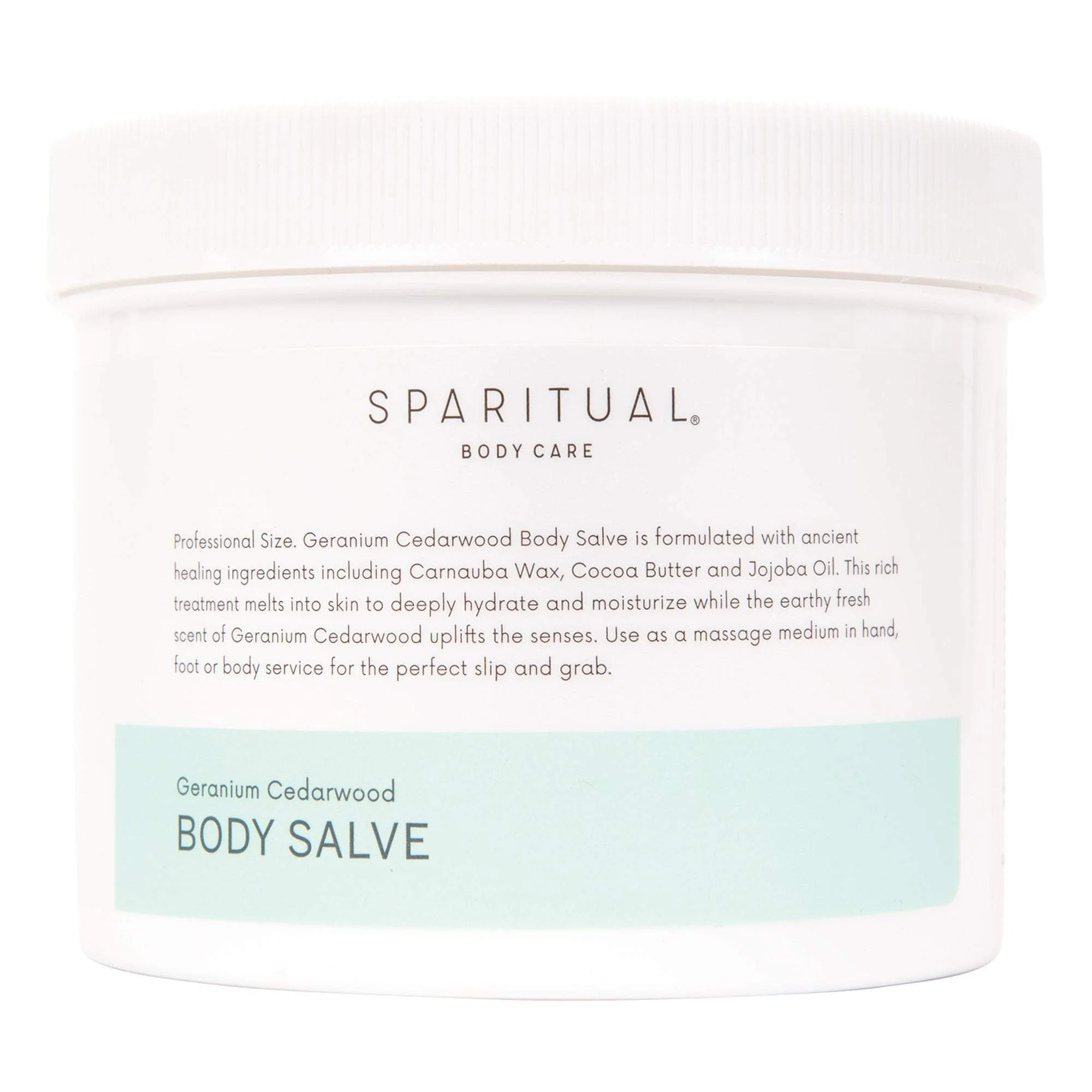 SpaRitual Geranium Cedarwood Body Salve, 26.5 oz