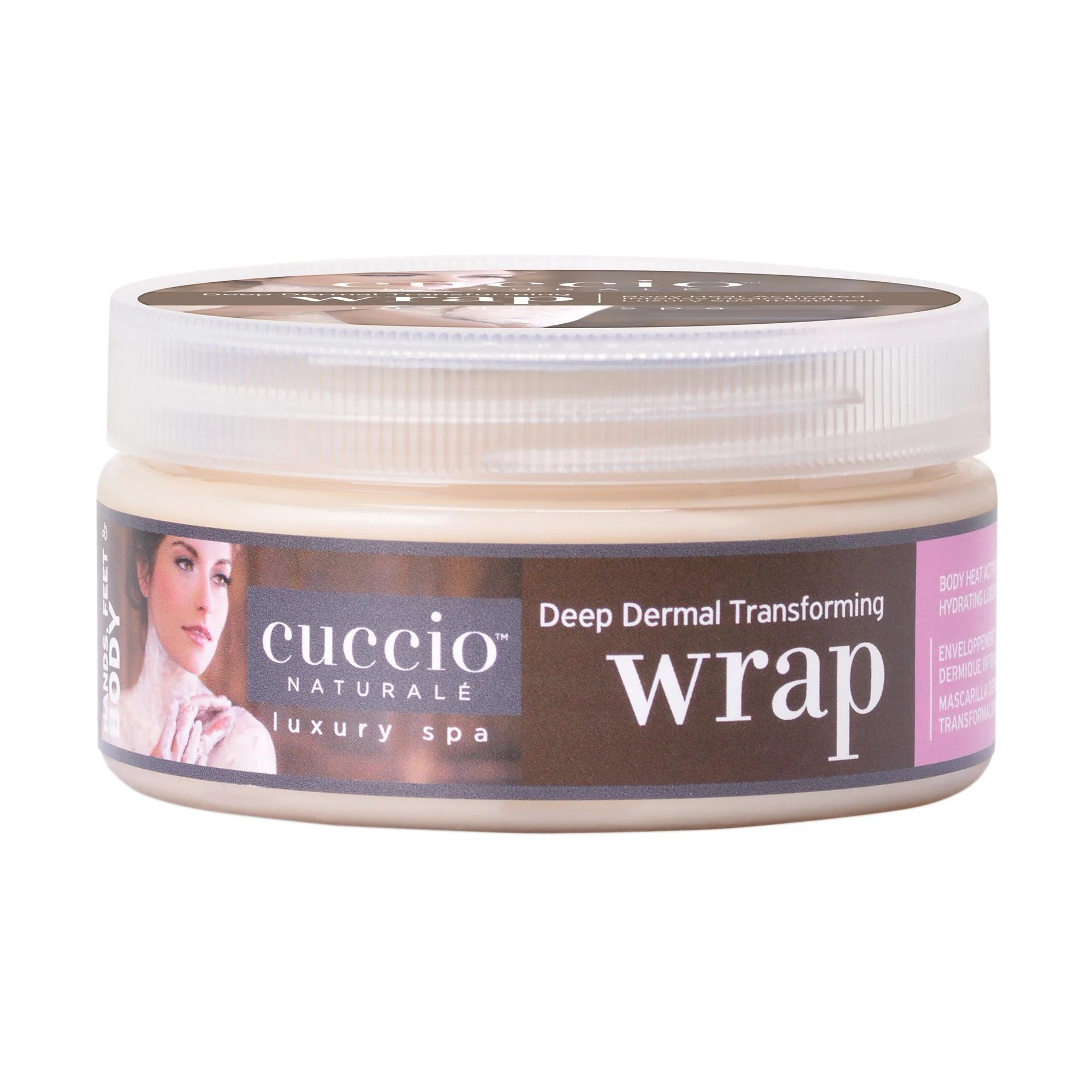 Cuccio Deep Dermal Transforming Wrap with Small Brush, 8 ooz