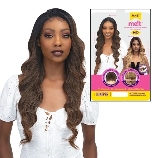 Melt Swiss Lace Front Wig - Juniper - # M.BLYG/CARAMEL