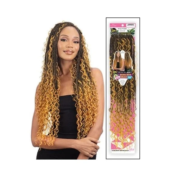 Mayde Beauty 3X Modern Soft Boho Box Braid 26 Inch - # 1