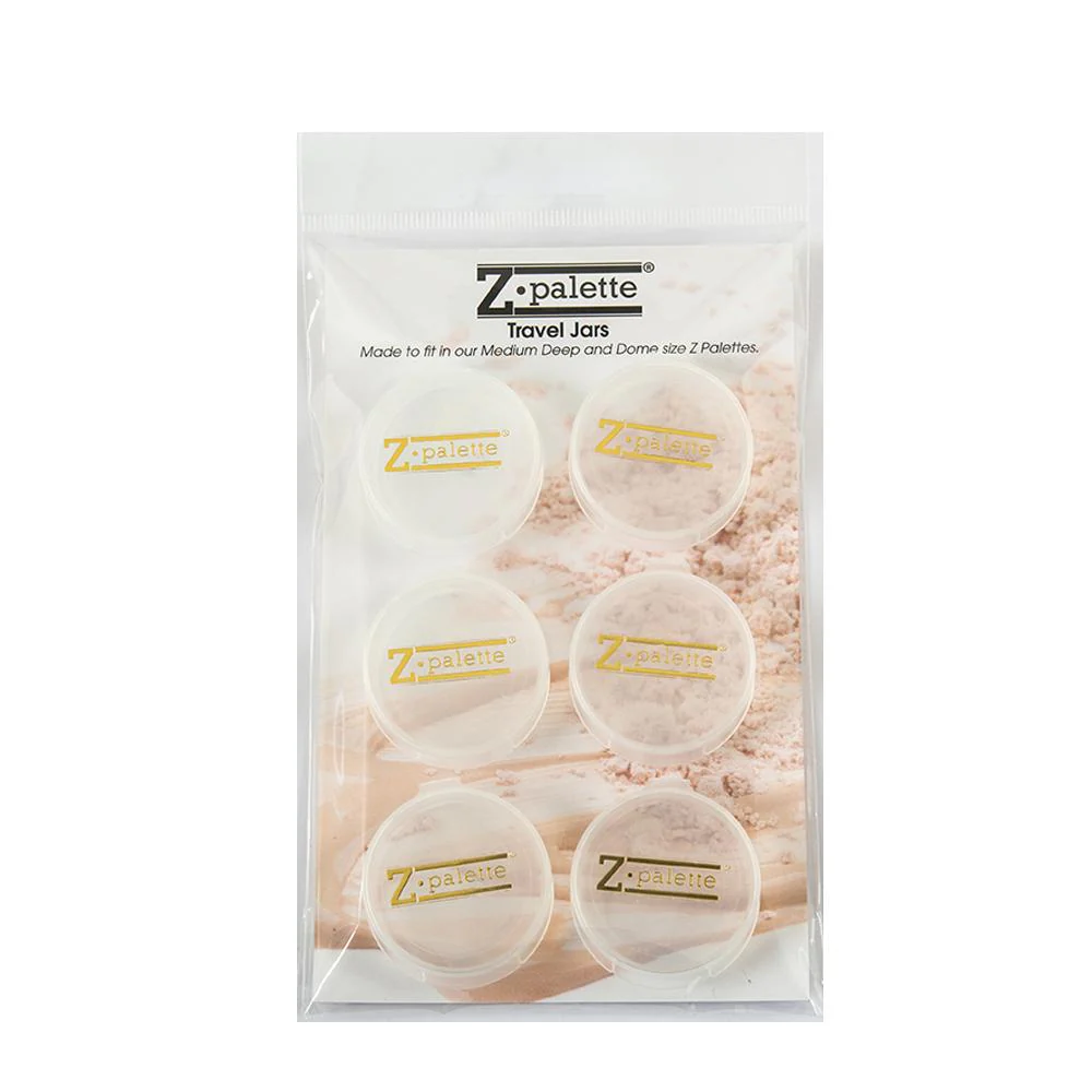 Z Palette Travel Jars 6 Pack (Medium)