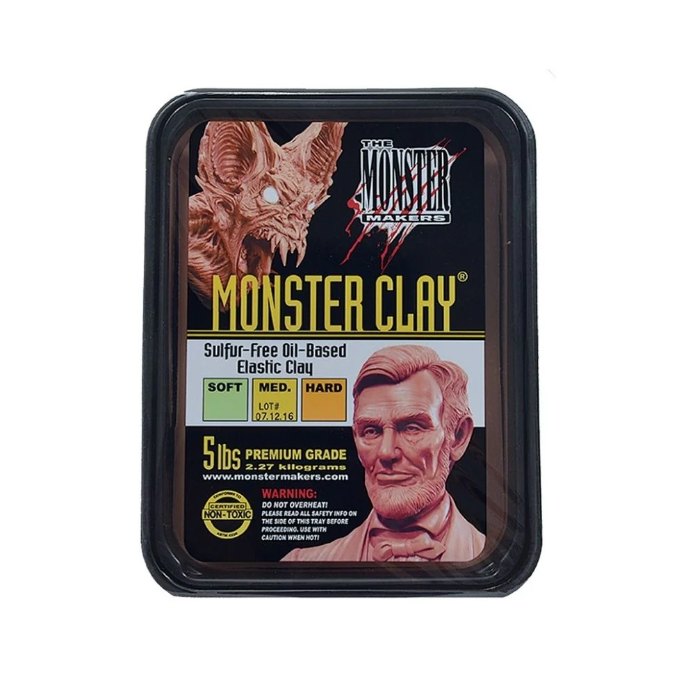 Monster Makers Monster Clay Brown Hard