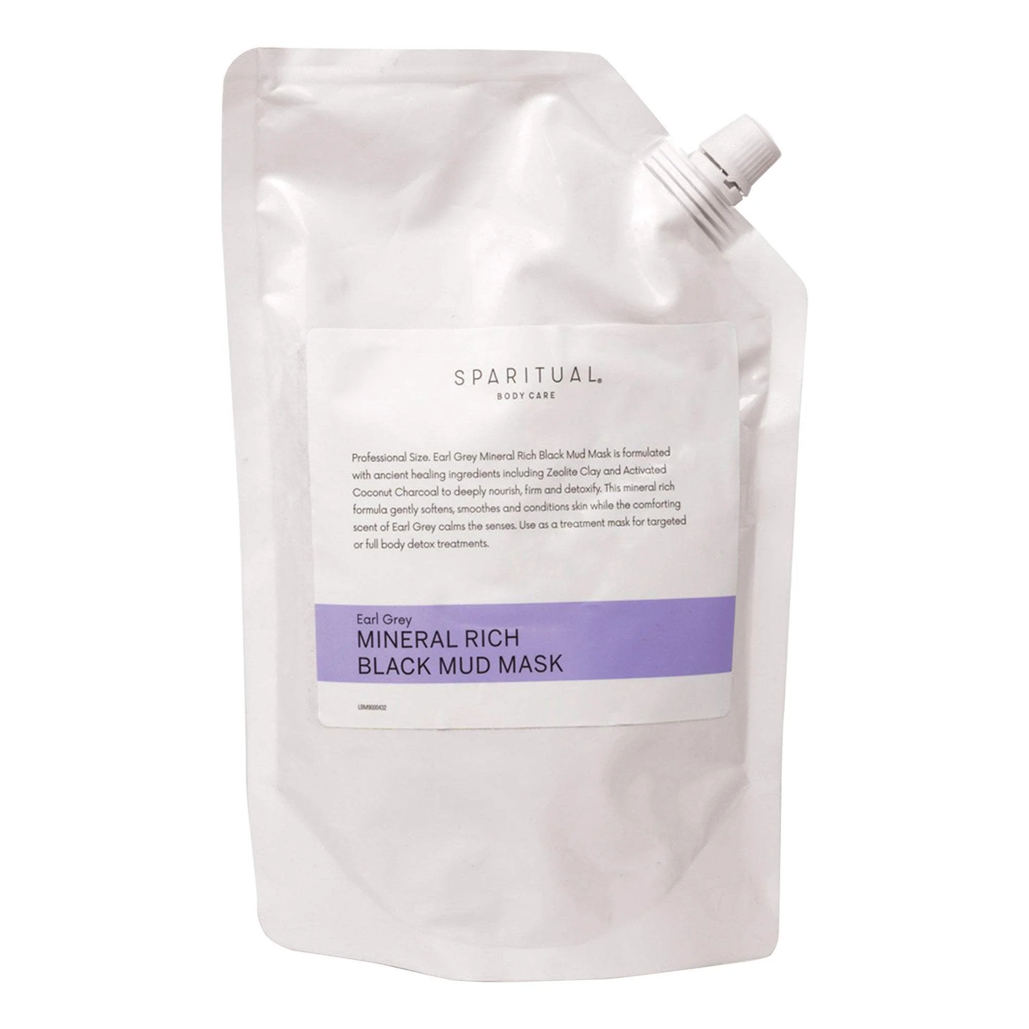 SpaRitual Earl Grey Mineral Rich Black Mud Mask, 33.8 oz
