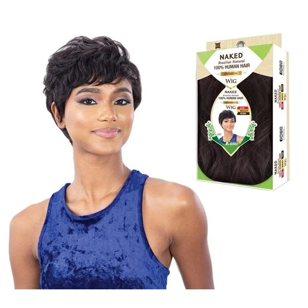 Naked Brazilian Human Hair Premium Wig - Kani - # NATURAL/DK