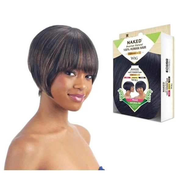 Naked Brazilian Human Hair Premium Wig - Noa - # GREY