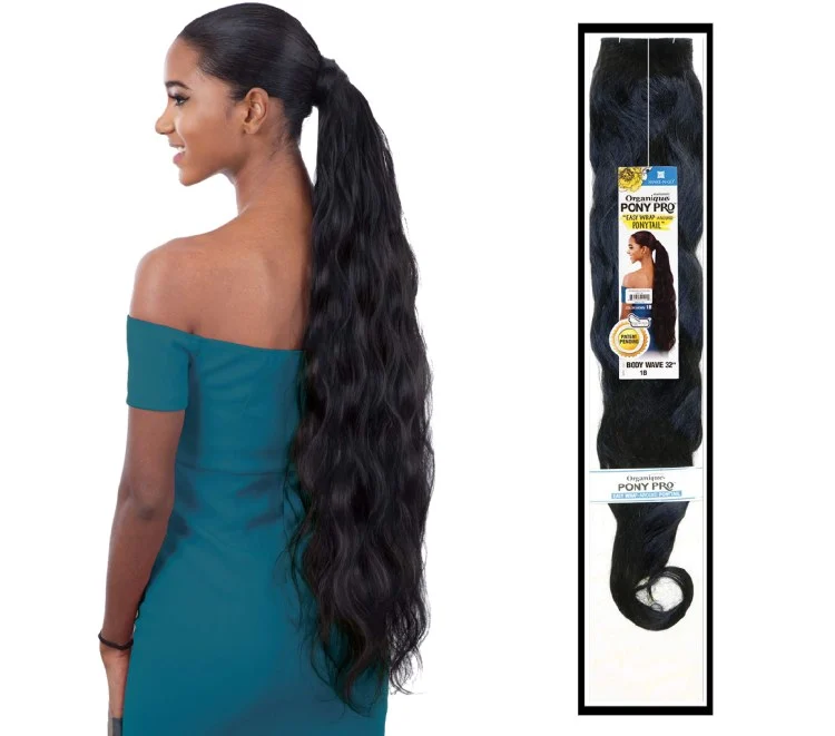 Organique Mastermix Pony Pro Body Wave 32 Inch - # 1B