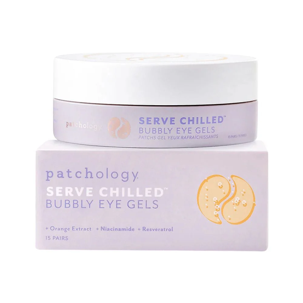 Patchology Serve Chilled Bubbly Eye Gels + Orange Extract 15 Pairs