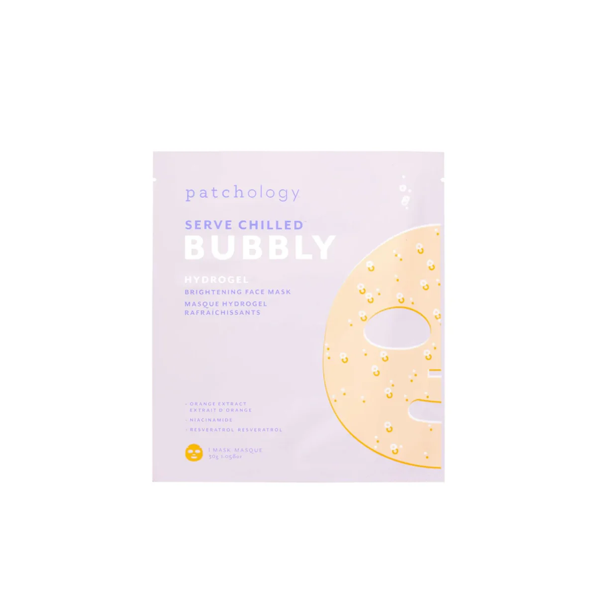Patchology Serve Chilled Bubbly Hydrogel Brightening Face Mask