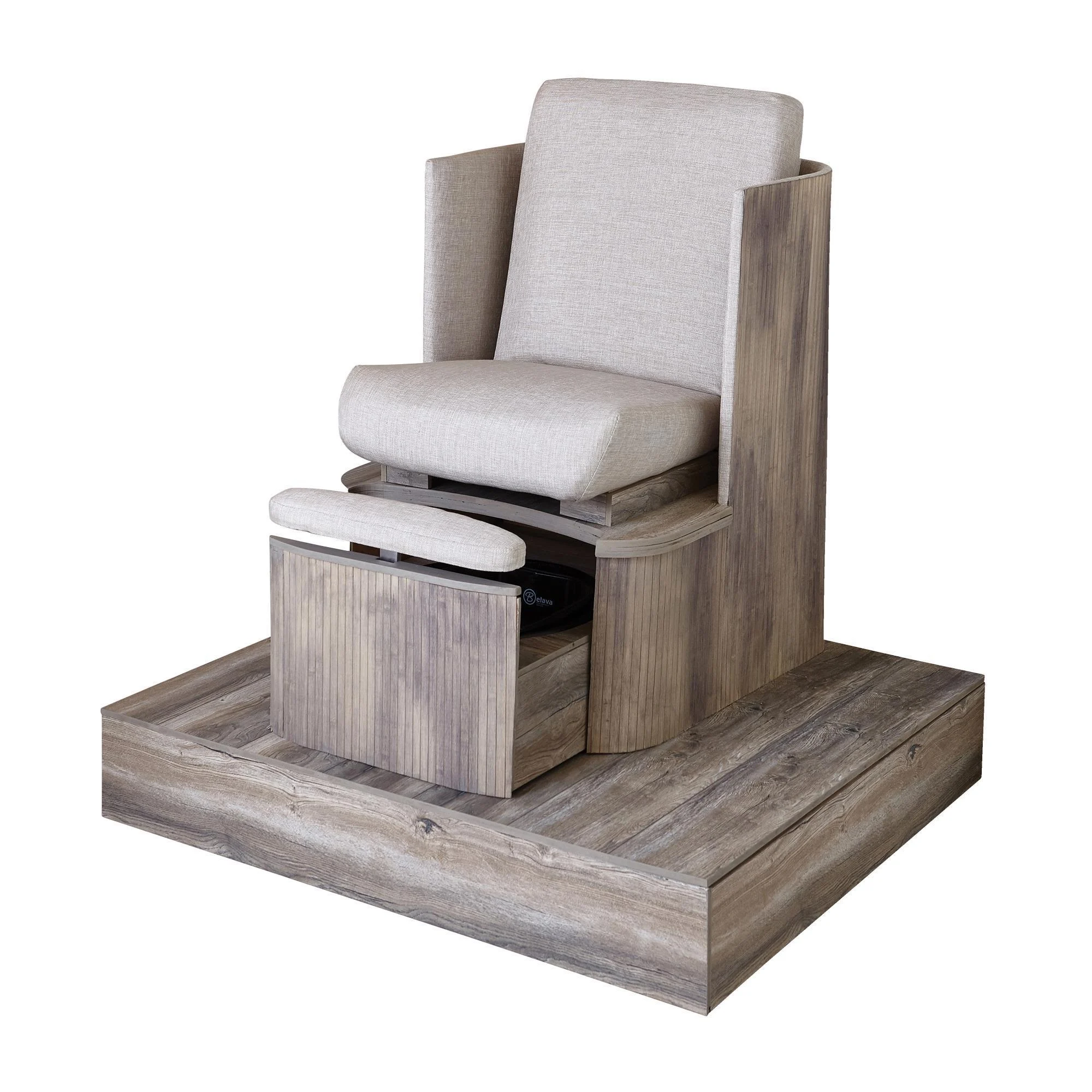 Belava Dorset Pedicure Spa Chair - Lounge Style with Add-On Platform