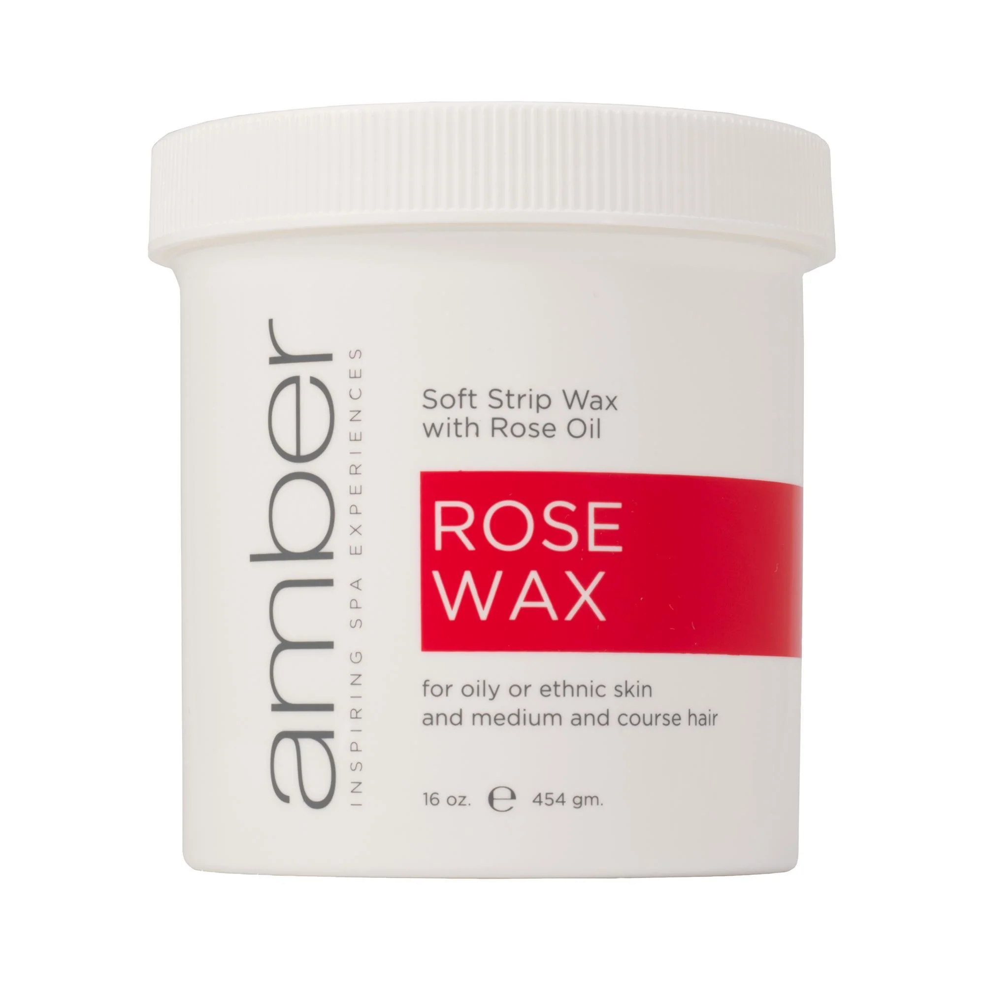 Amber Depilatory Wax, Rose, 16 oz