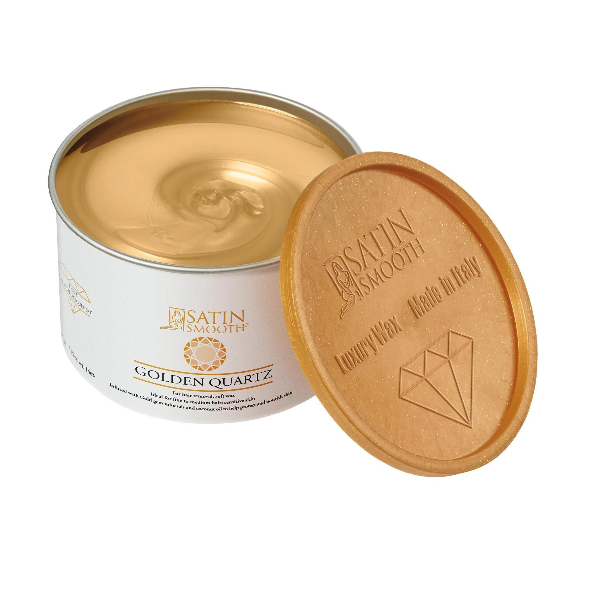 Satin Smooth Soft Wax, Golden Quartz, 14 oz