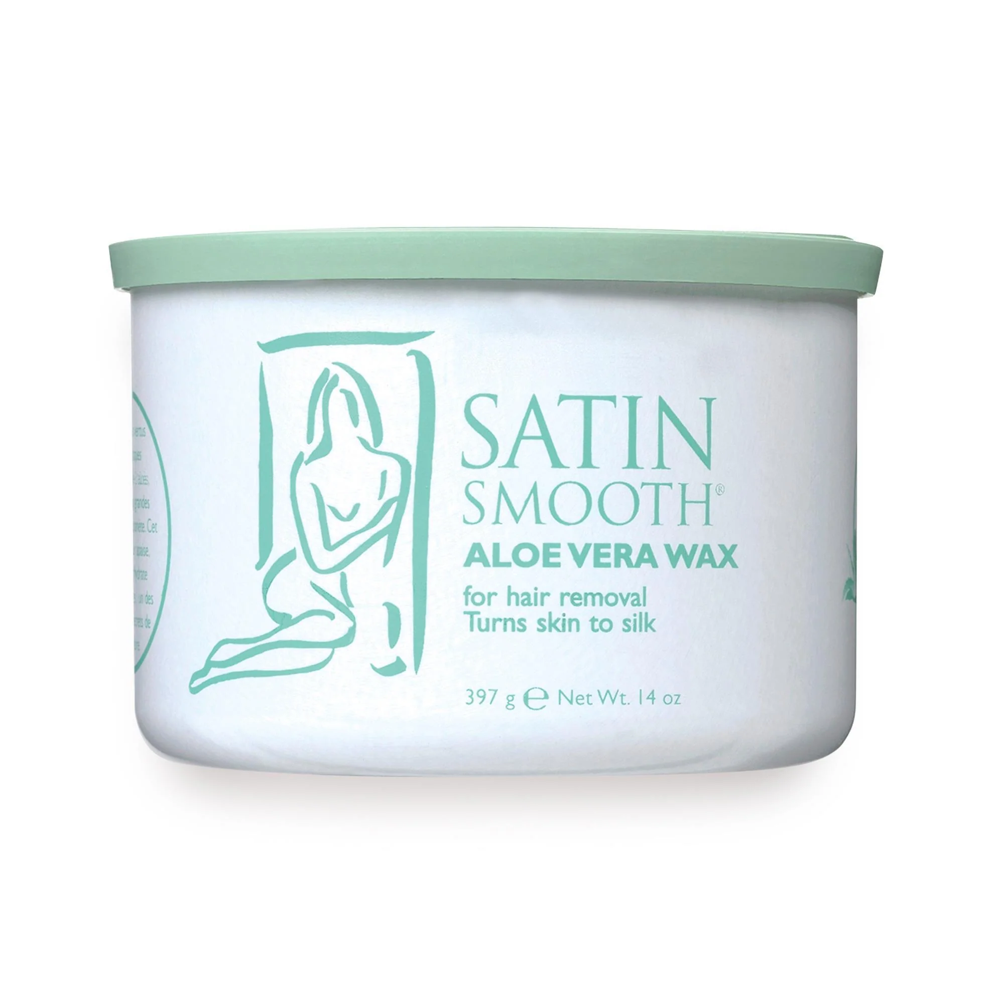 Satin Smooth Soft Wax, Aloe Vera, 14 oz