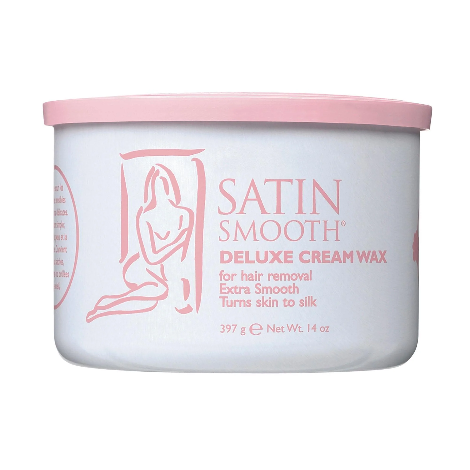 Satin Smooth Soft Wax, Deluxe Cream, 14 oz