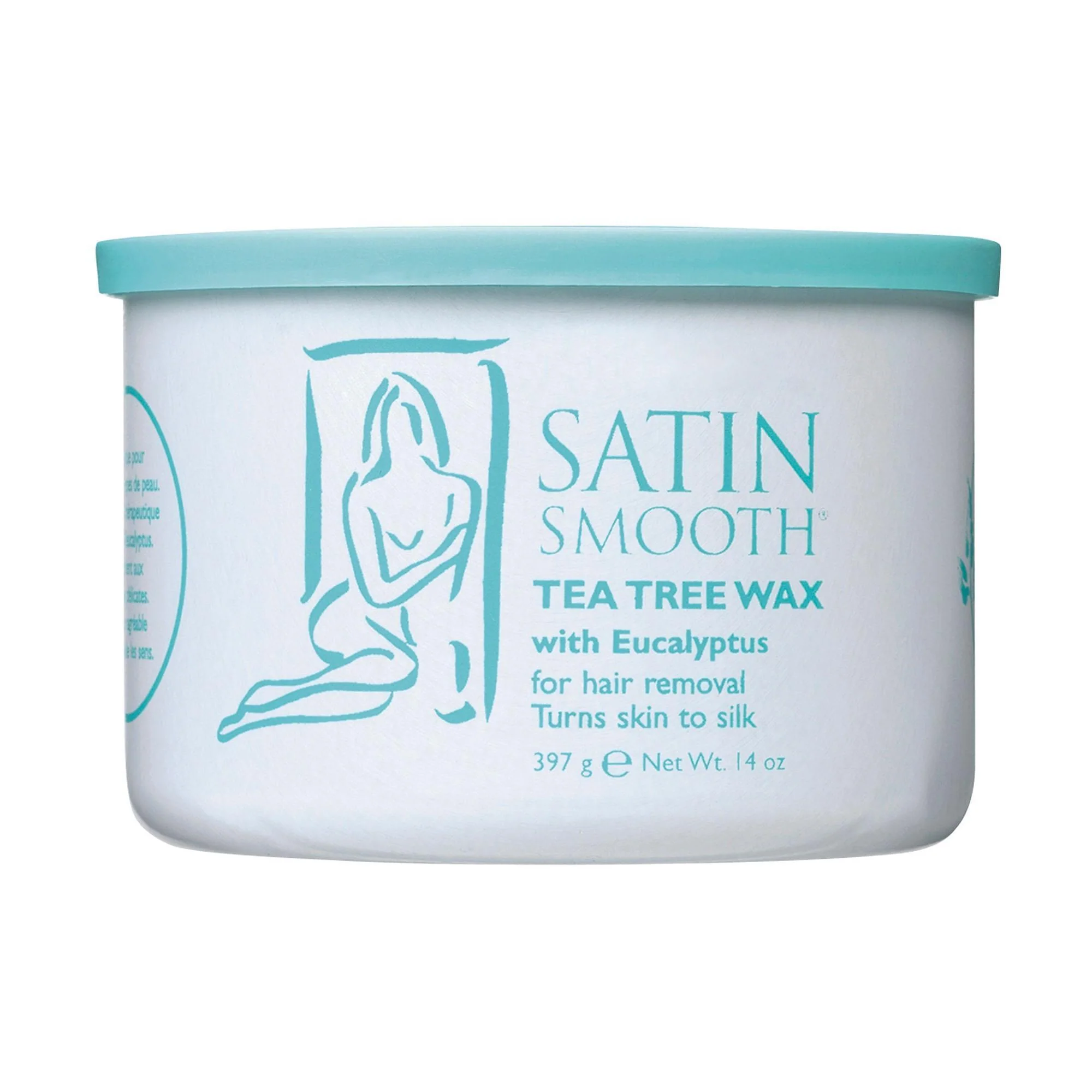 Satin Smooth Soft Wax, Tea Tree, 14 oz