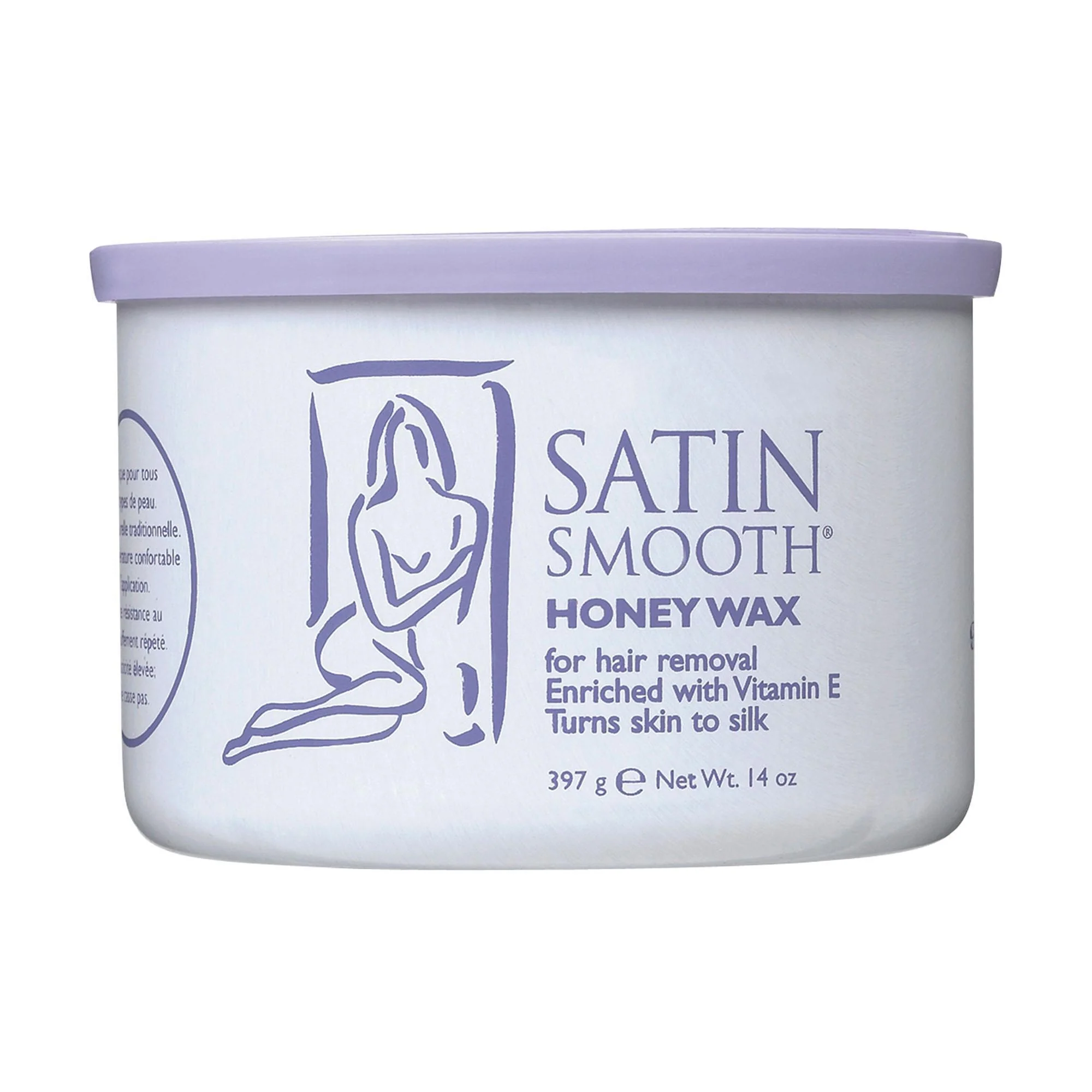 Satin Smooth Soft Wax, Honey, 14 oz