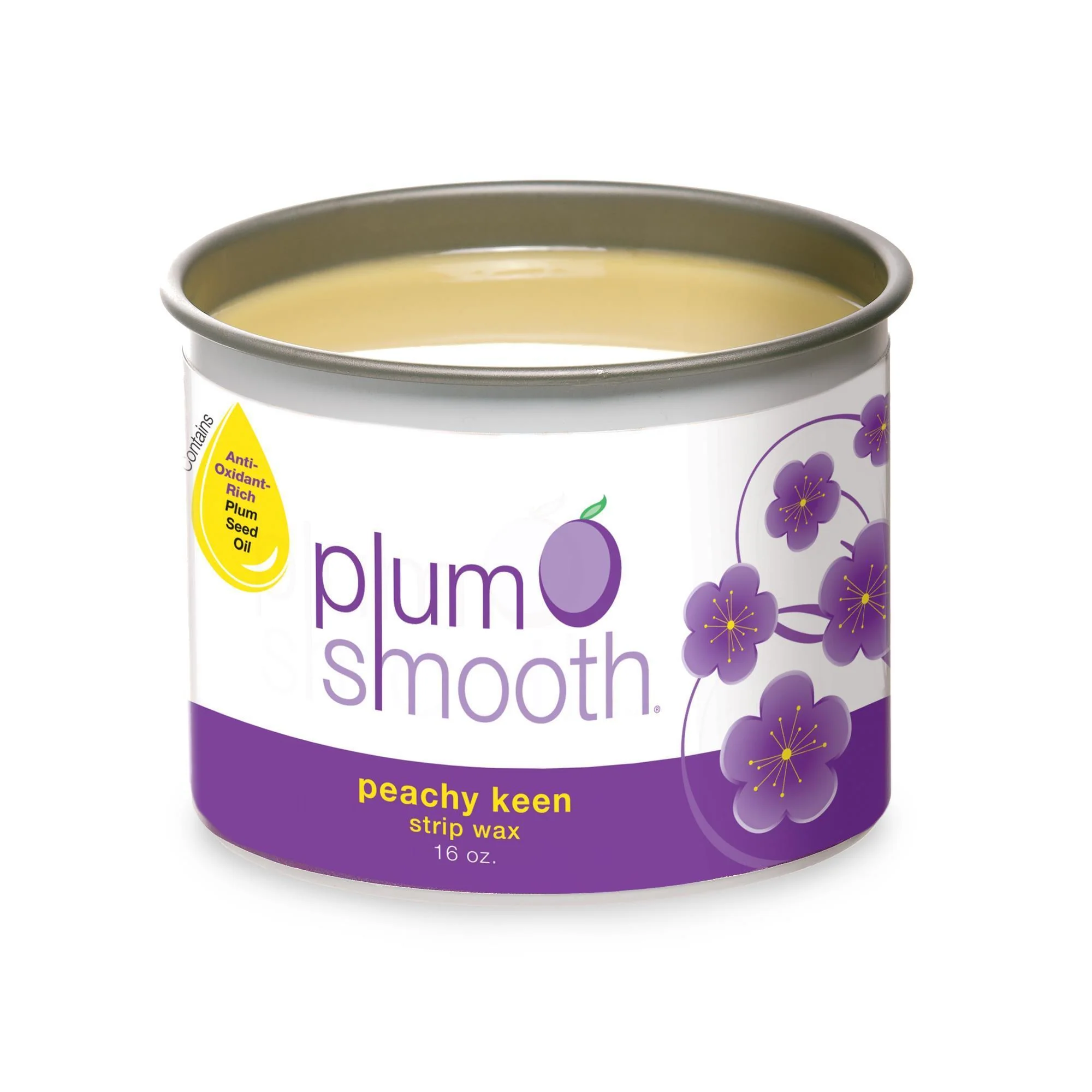 Plum Smooth Soft Wax, Peachy Keen, 16 oz