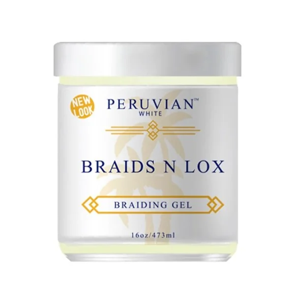 Peruvian White Braids N Lox Braiding Gel16oz