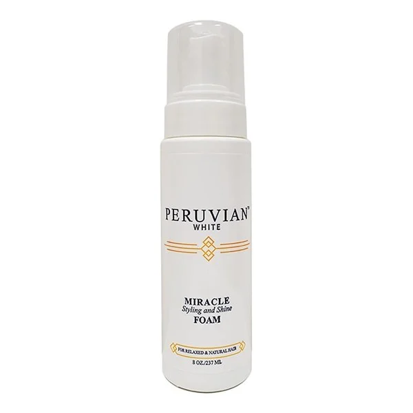 Peruvian White Miracle Styling & Shine Foam 8oz