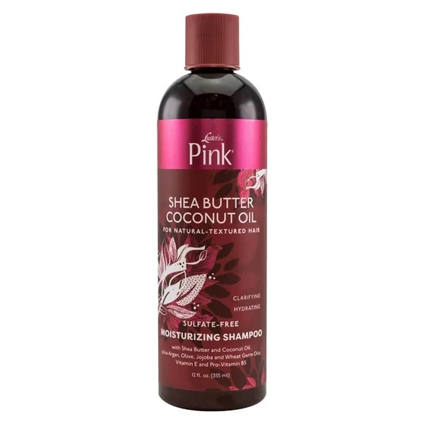 Pink Shea Butter Coconut Oil Shampoo 12oz