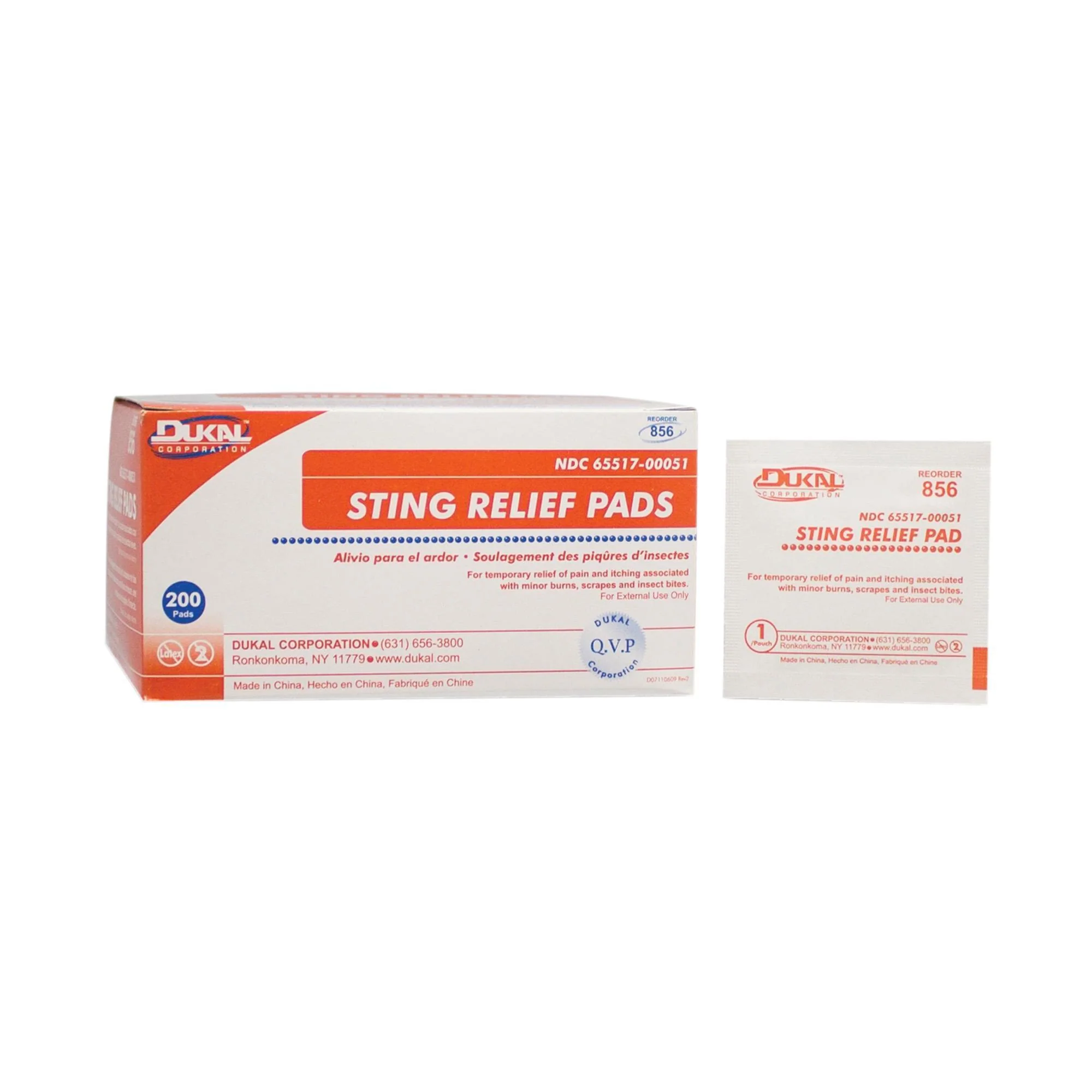 Sting Relief Pad, Medium, 2ply - 200 ct