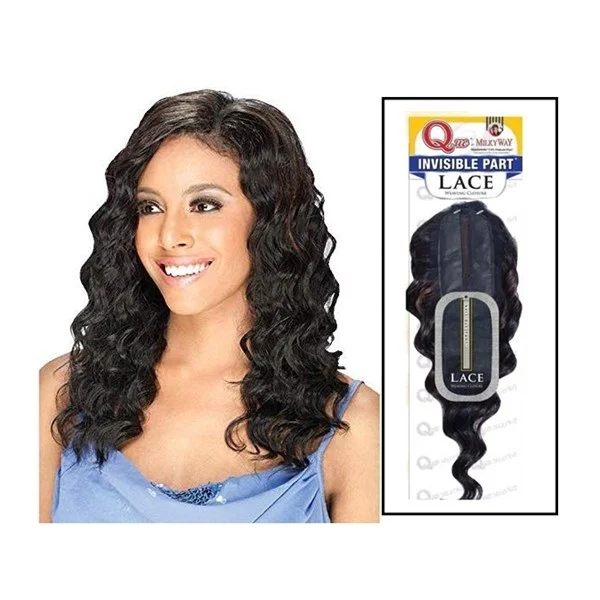 MilkyWay Que Invisible Part Weaving Closure - Loose Deep
