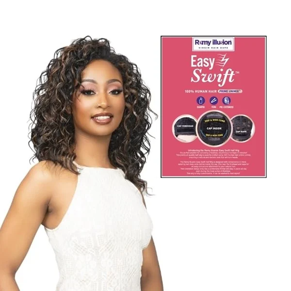 Remy Illusion Easy N Swift Half Wig - KOBE - # 1