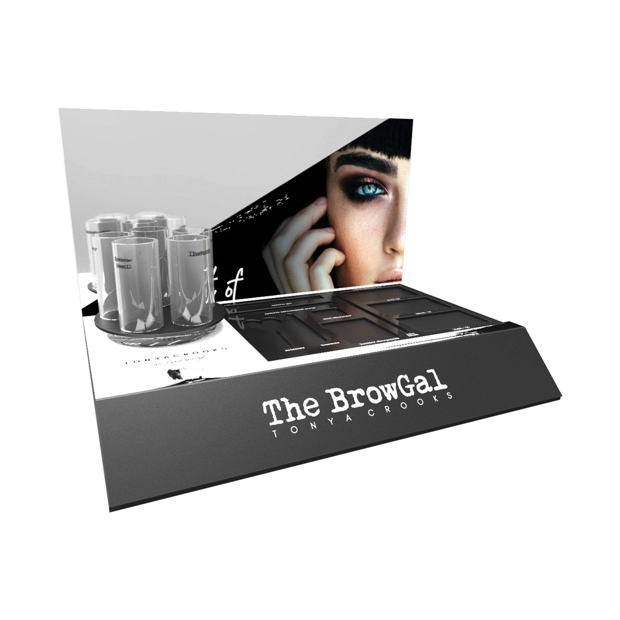 The BrowGal Counter Display