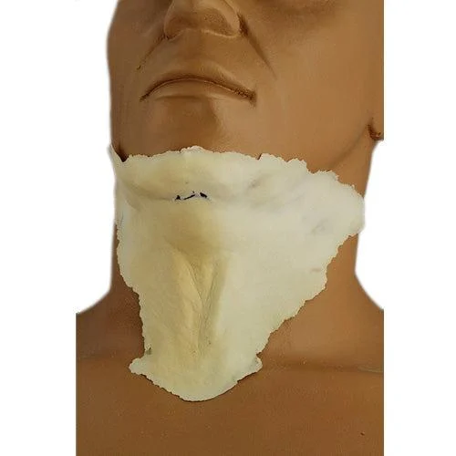 Rubber Wear Double Chin Foam Latex Prosthetic