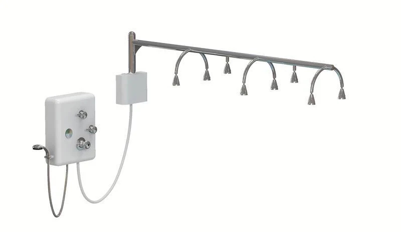 Touch America Vichy 8-Head 72" Rainbar Standard