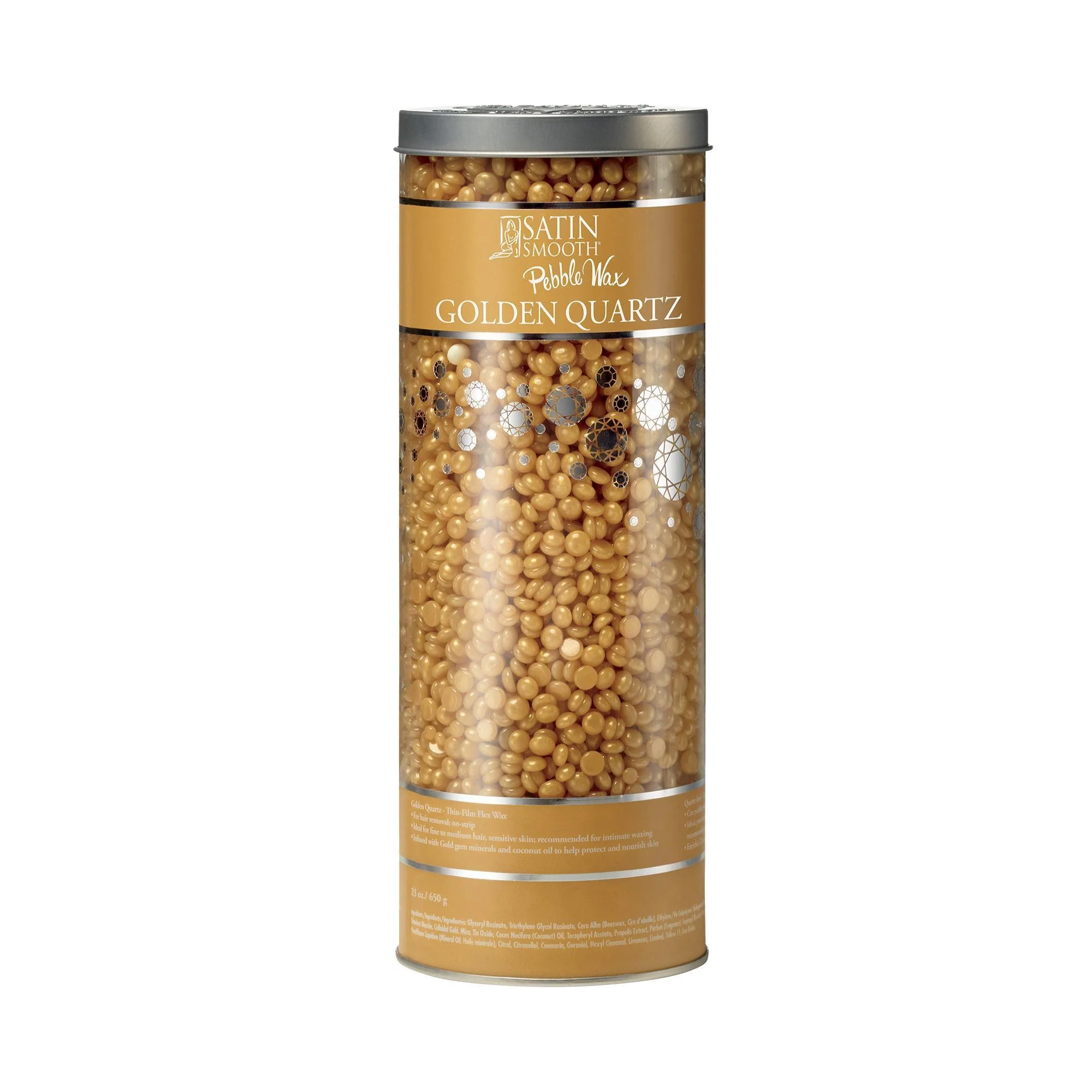 Satin Smooth Hard Wax, Golden Quartz, 1.4 lbs
