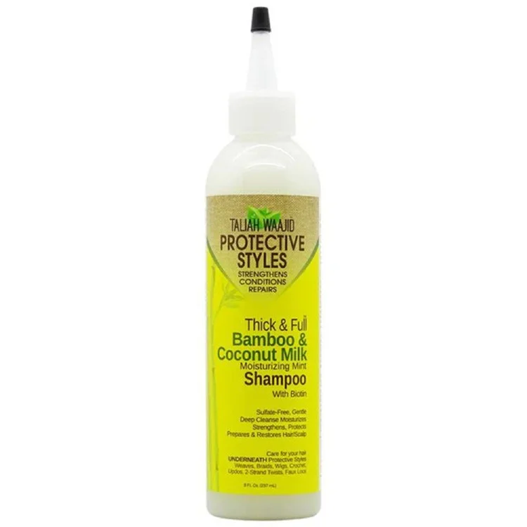 Taliah Waajid Protective Styles Bamboo & Coconut Milk Moisturizing Mint Shampoo - 8oz