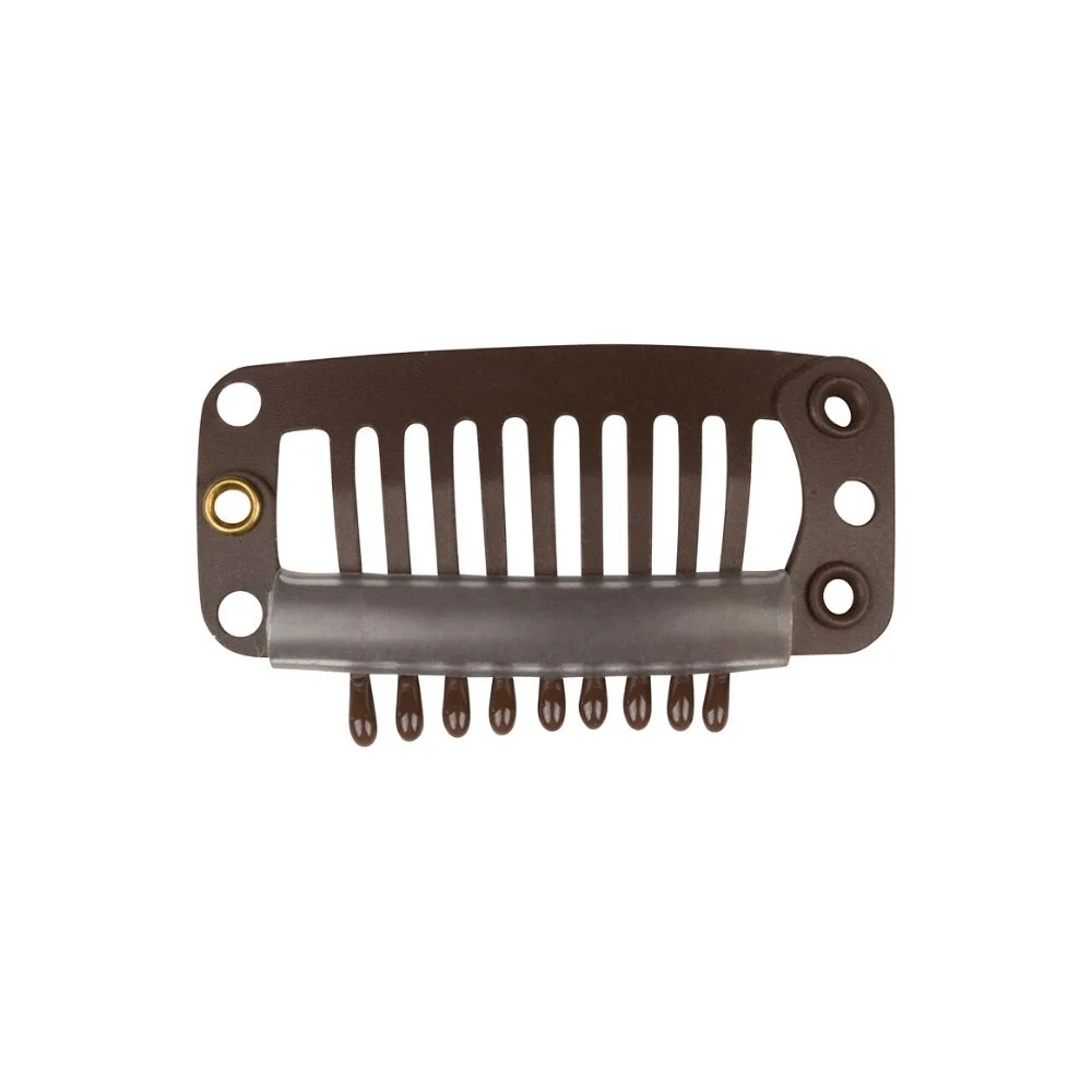 Take Two Products Clip-Ease Toupee Clips Matte Brown 12ct.
