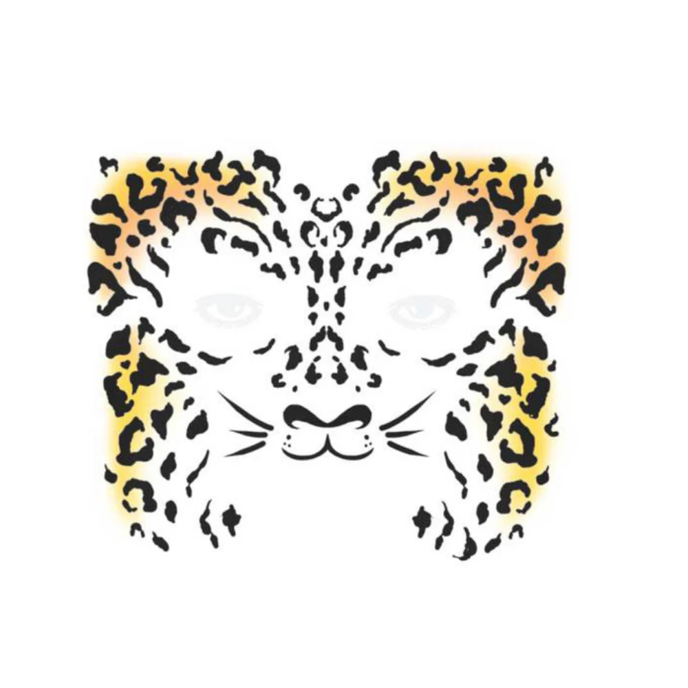 Tinsley Transfers Tattoo FX Cheetah Face