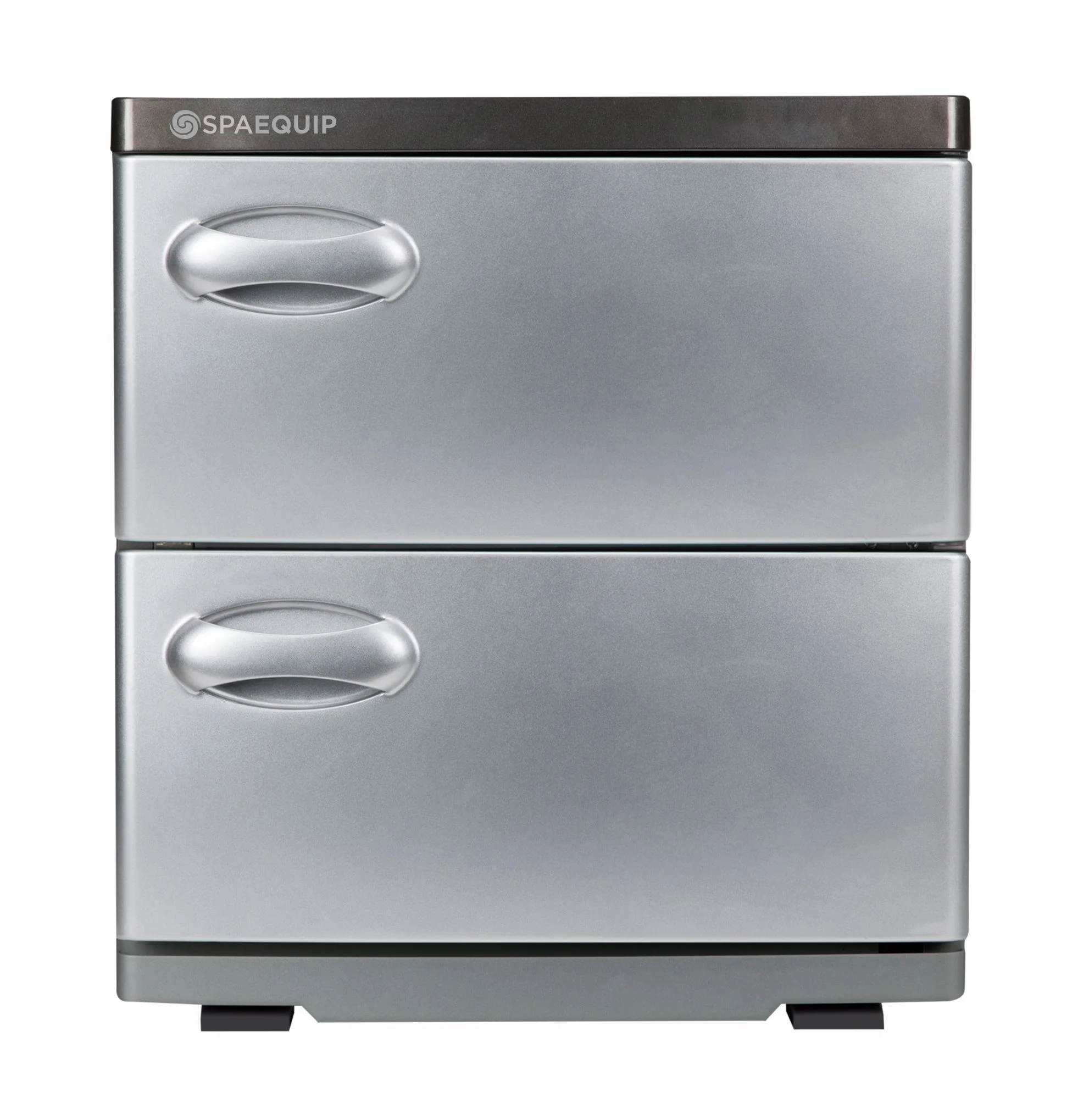 SpaEquip Dual Temperature UV Hot Towel Cabinet, Silver